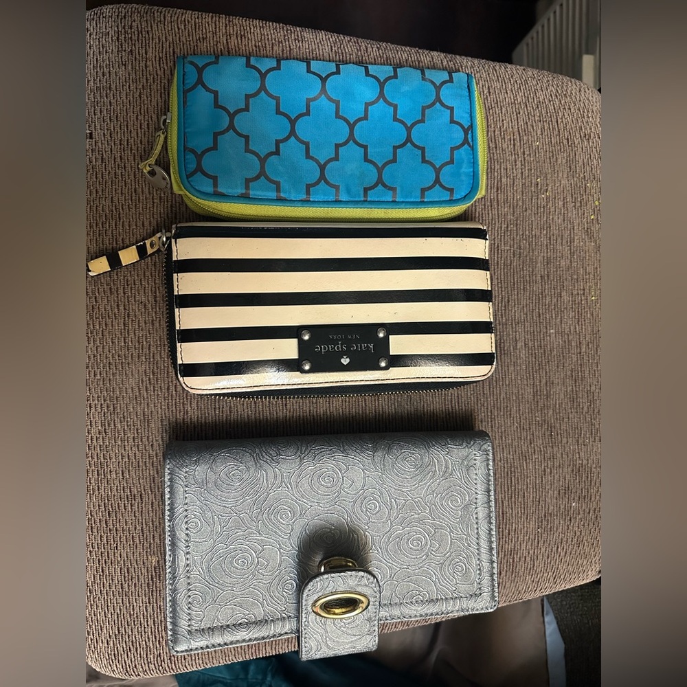 Kate Spade, Buxton, Travelon Wallets